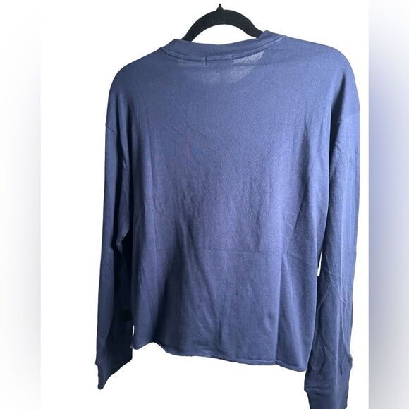 NWT Mitchell & Ness Kansas City Sporting Soccer Club Long Sleeve Crop Top - XL - Picture 8 of 8